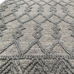 Kleed wol, PET Katoen Lichtgrijs160x230cm