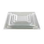 Bord porselein wit vierkant 27x27cm/Box 4