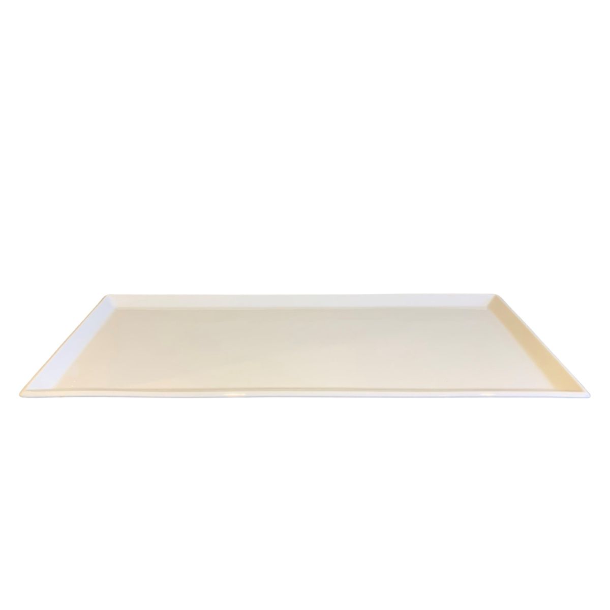 bord wit porselein strak rechthoekig br 50x20x22cm