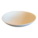 Bowl rond wit porselein strak design mat glazuur ø 29,6 Hg 8,2cm/Box 2