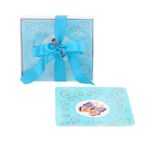 Butterfly Plate Square Blue(12 x 12 cm)