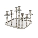 Candleholder square with 7 candles 35 x 35 cm