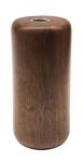 Candleholder Wooden Cilinder Large Walnut hg 19 ø 9 cm