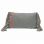 cushion acryllic grey color with neon pink 50x30cm