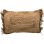 cushion braided jute natural with fringes shaggy bohemian 50x30cm