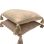 Cushion cotton sand beige square 50x50cm