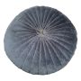 Kussen Fluweel rond Majolica blauw goud ø50cm