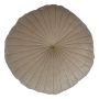 Cushion Velvet Beige/Gold Stitching round ø40cm Cushion Velvet Beige/Gold Stitching round ø40cm