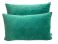 cushion velvet bottle green with golden sequins 50x30cm