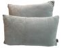 Cushion Velvet Pale Aqua Bow Pattern 50x30cm