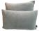 Cushion Velvet Pale Aqua Bow Pattern 50x30cm