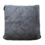 Cushion Velvet Majolica blue square 50x50cm