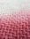 Deken acryl koraalrood dip dye effect 130x170cm