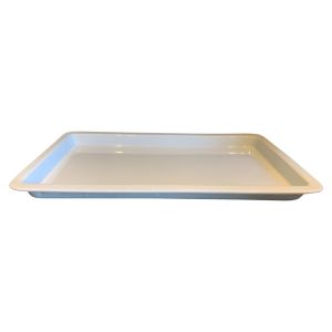 Gastronorm rechthoekig ovenschaal wit porselein D 1/1 53 x 27 x 3,5 cm Gastronorm rechthoekig ovenschaal wit porselein D 1/1 53 x 27 x 3,5 cm