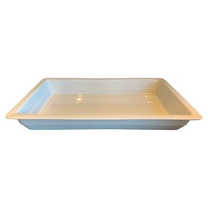 Gastronorm ovenschaal rechthoekig wit porselein D 1/1 53 x 33 x 6,5cm