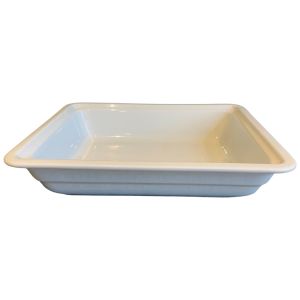 Gastronorm rechthoekig ovenschaal wit porselein D 1/2 32.5x26,5x6,5cm