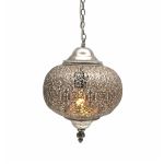 Hanging lamp Oriental Antique Silver ¢ 25 hg 25 cm