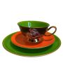 Kadoset theeservies bone china Royal Ladies groen