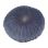 Kussen Fluweel Majolica blauw ø40c goud stiksel ø40 cm rond