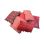Kussen fuchsia roze en kleurrijk Fiesta 50x50cm