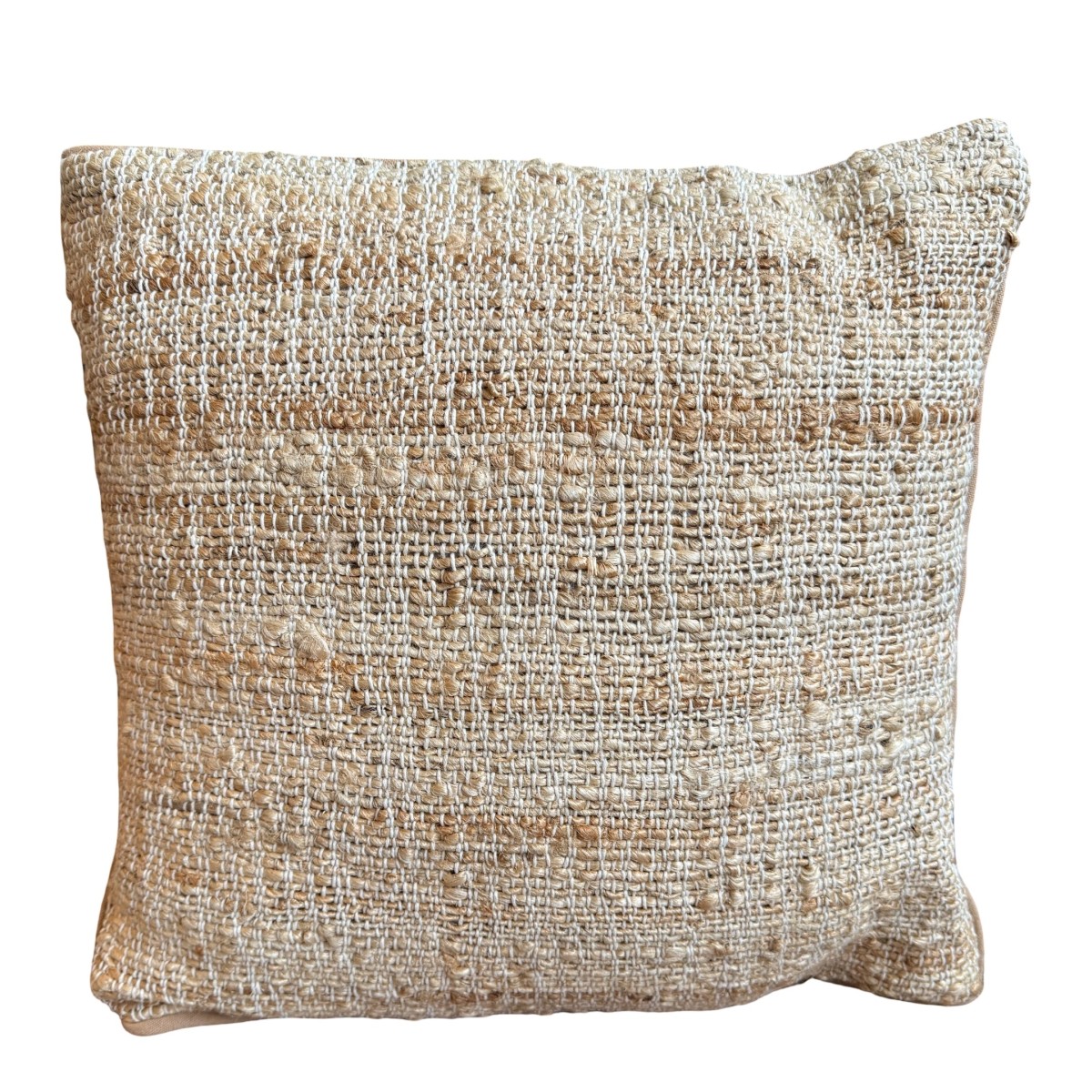 Kussen jute Panya geweven vierkant 45x45cm