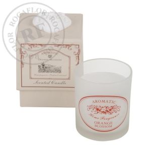 Orange Blossom geschenkverpakking van geurkaars in mat glas Orange Blossom geschenkverpakking van geurkaars in mat glas