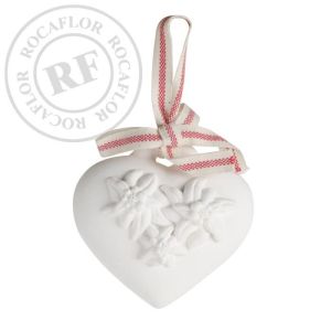 Orange Cinnamon Heart w/Flowers (on ribbon) Orange Cinnamon Heart w/Flowers (on ribbon)