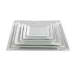 Plate Plain 24 x 24 porcelain/box6