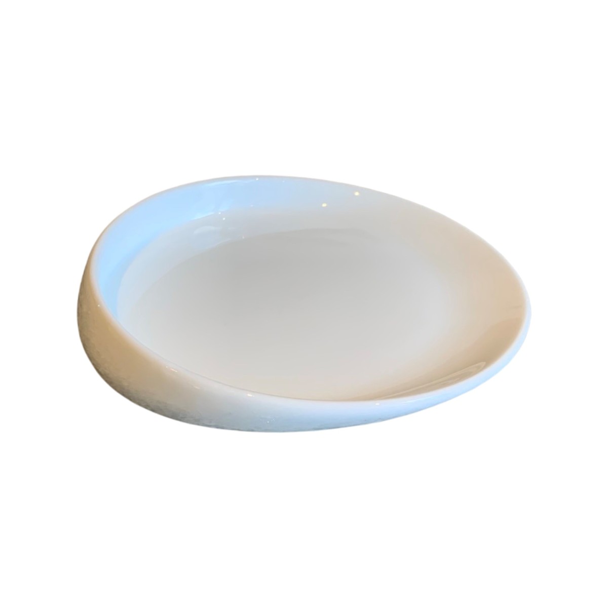 plate porcelain round design border 127x12xhg22cm box6