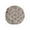 poef rond vilt steenmotief 40 cm natuurlijke grijsbruintinten