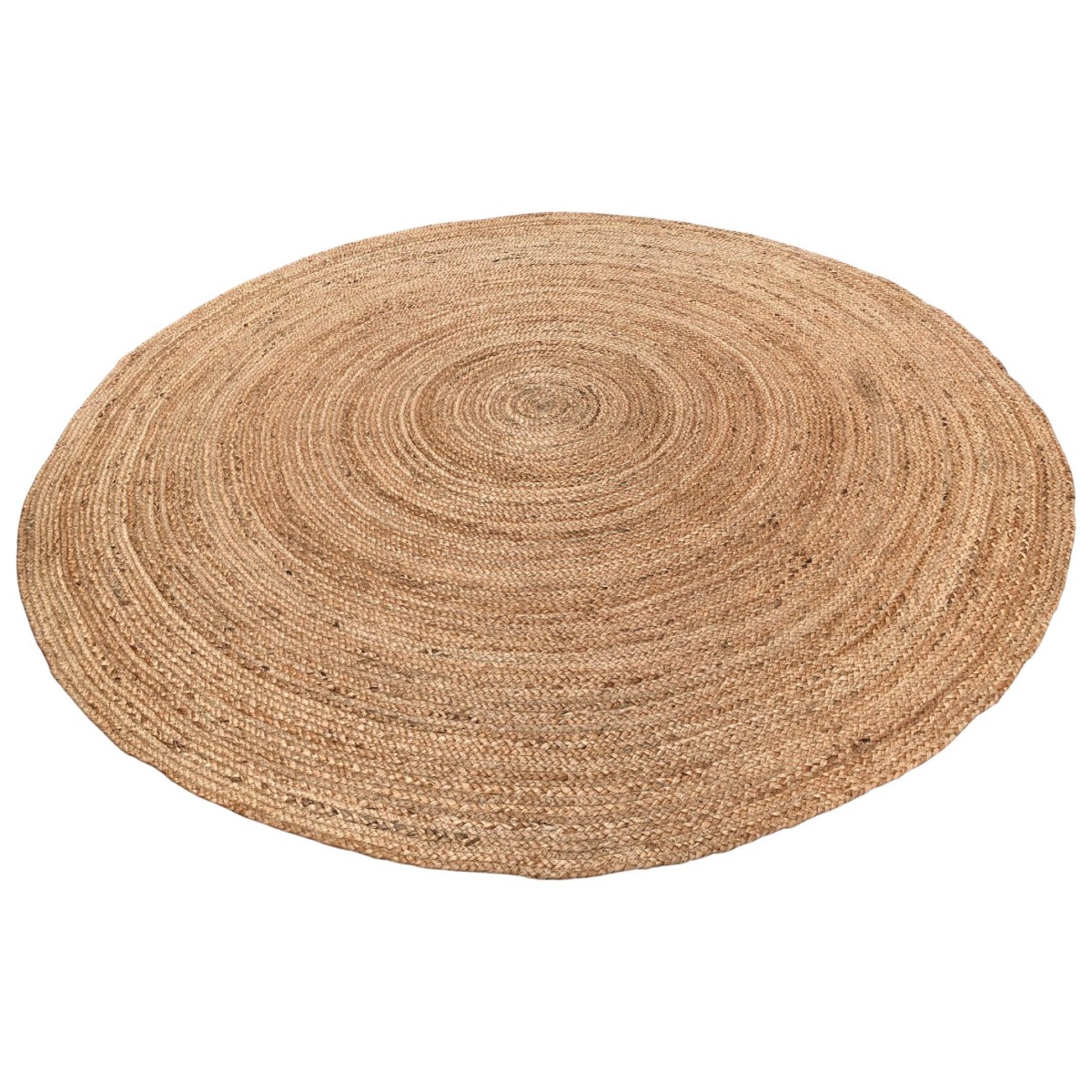 rug braided jute round nartural 200 cm