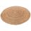 rug braided jute round natural 250 cm