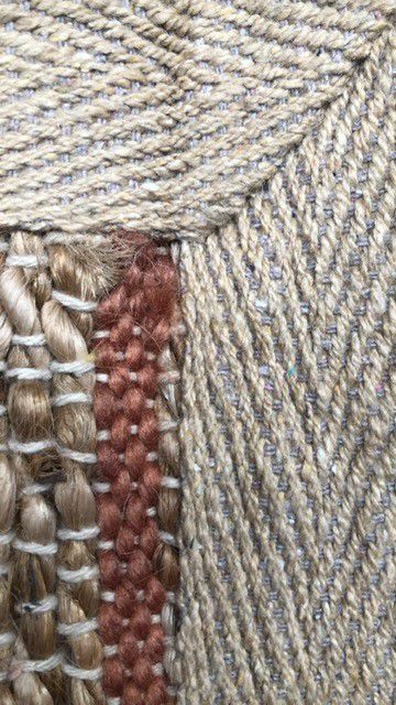 rug braided jute wool pet natural cognac 160x230cm