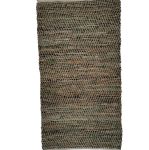 Rug jute leather recycled green collection