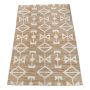 Rug jute white chenille collection