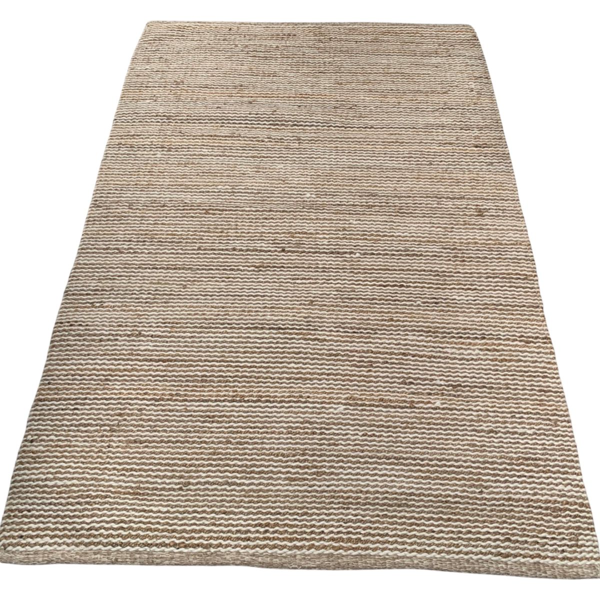 rug jute woven wool ivory natural 250x350cm