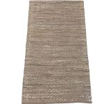 Rug natural jute handwoven with diamond pattern 200x300cm