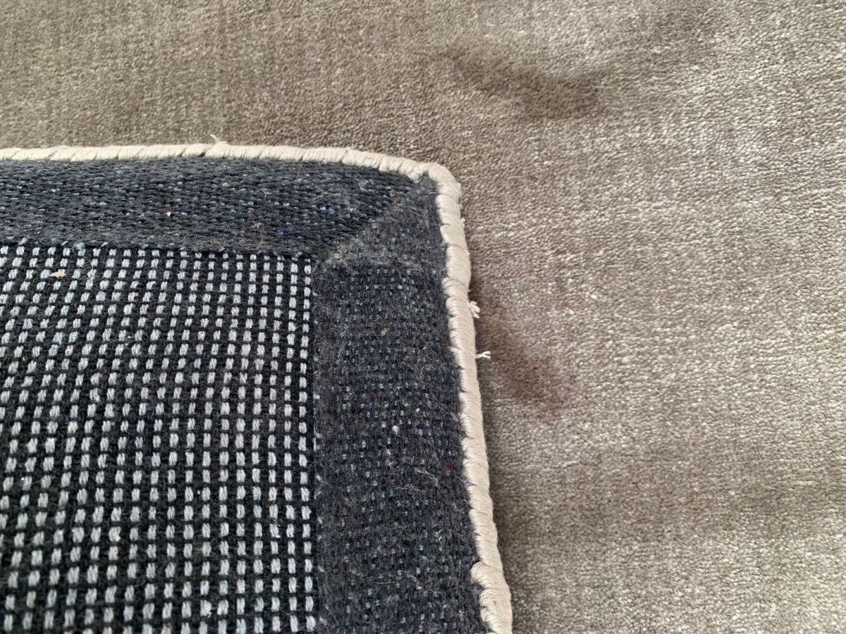 rug tencel rectangular 160x230cm grey