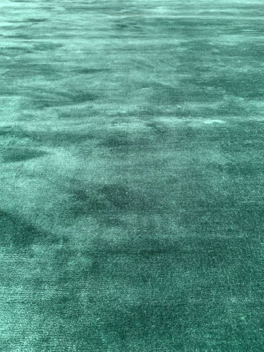 rug tencel rectangular 200x300cm forest green