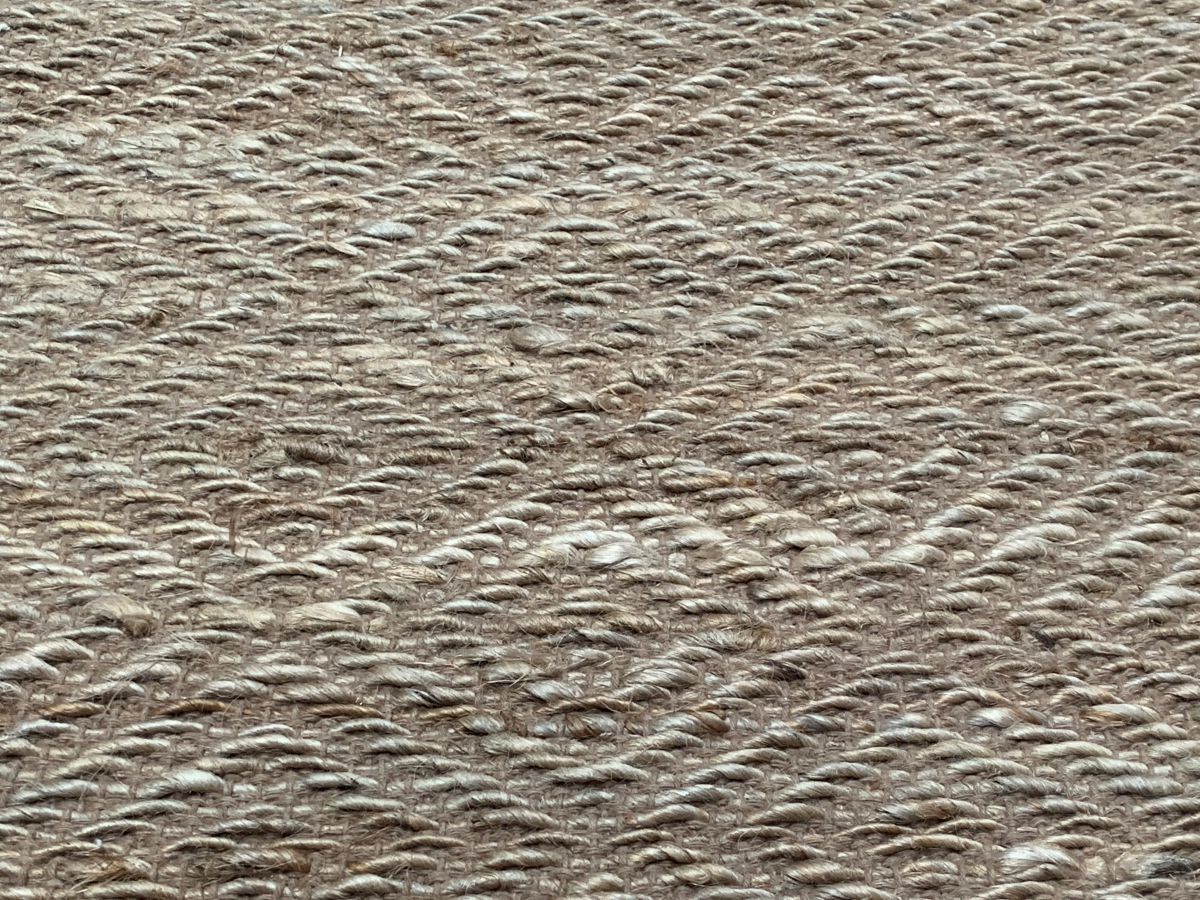 rug runner natural jute woven diamond pattern 80x240cm