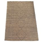 Rug seagrass natural black handwoven 160x230cm