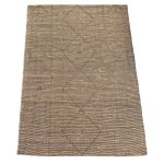 Rug seagrass PET black natural collection