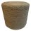 stool jute round sagegreen 40 hg 35 cm