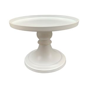Taart Plateau H10 ø 16 cm Wit