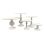 Taart Plateau H23 ø 38 cm Wit