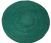 rug jute braided emerald green round 150 cm