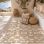 Vloerkleed jute wit chenille geweven 250x350cm