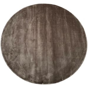 Vloerkleed tencel rond ø250cm Grijs