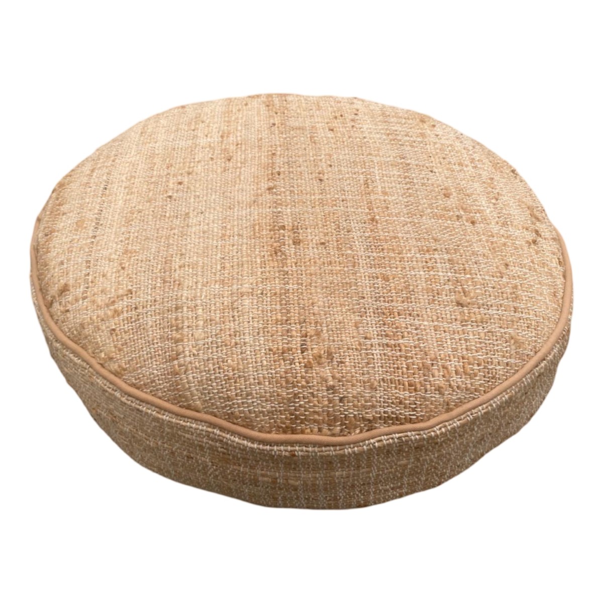 Vloerkussen jute panja rond 60x60x15cm
