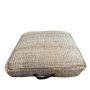Vloerkussen poef jute Panya 4-knt 60x60x15cm Vloerkussen poef jute Panya 4-knt 60x60x15cm